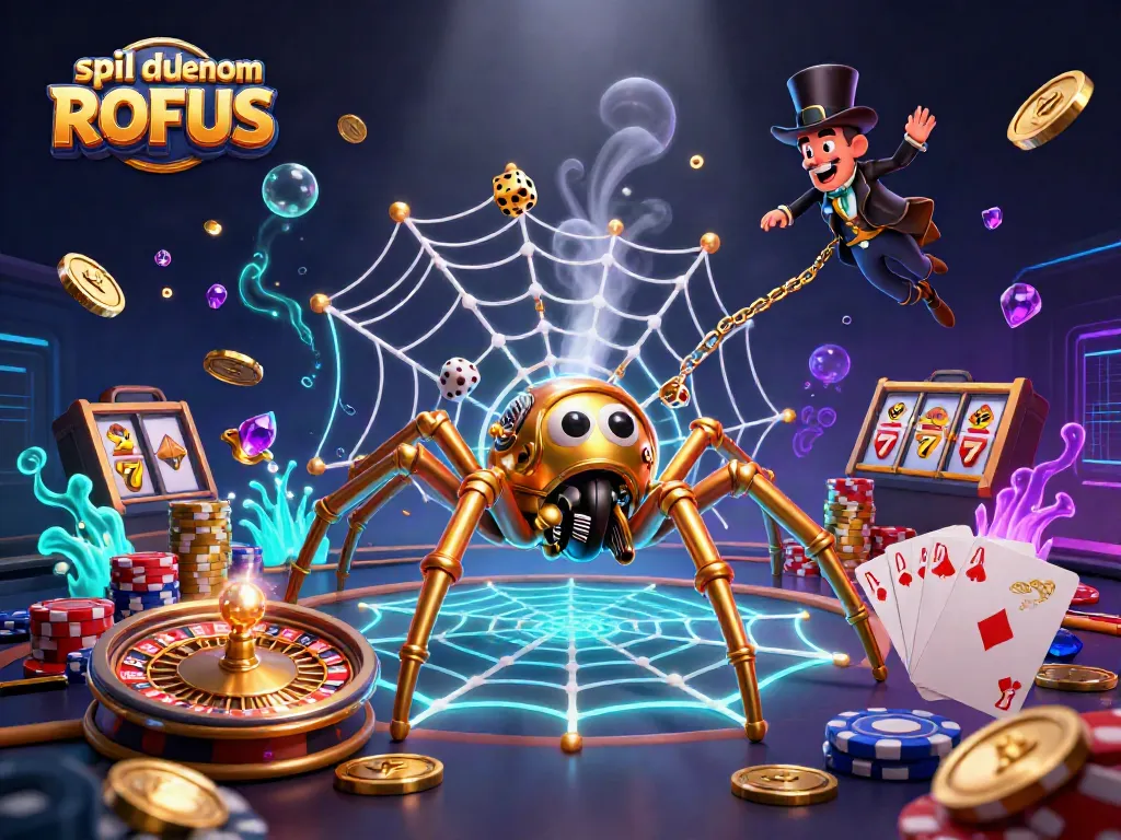 Play exciting games at spil uden om ROFUS with immersive graphic experiences featuring vibrant casino elements.
