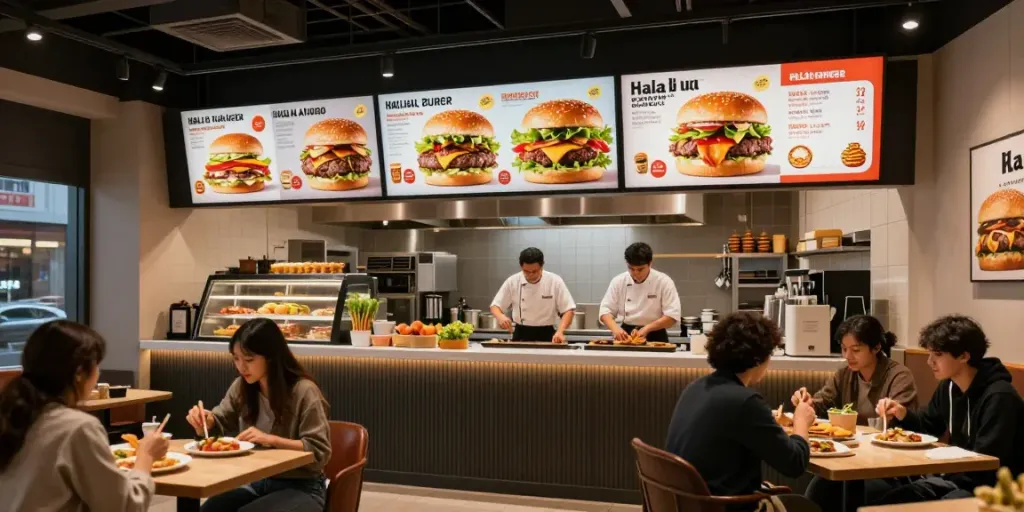 Découvrez les hamburgers halal chez BNW, un restaurant moderne spécialisé dans des options savoureuses et fraîches, sans consultation croisée.