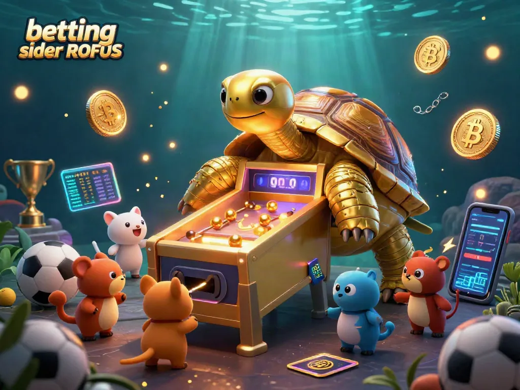 Play exciting games on betting sider uden ROFUS, featuring a golden tortoise pinball machine.