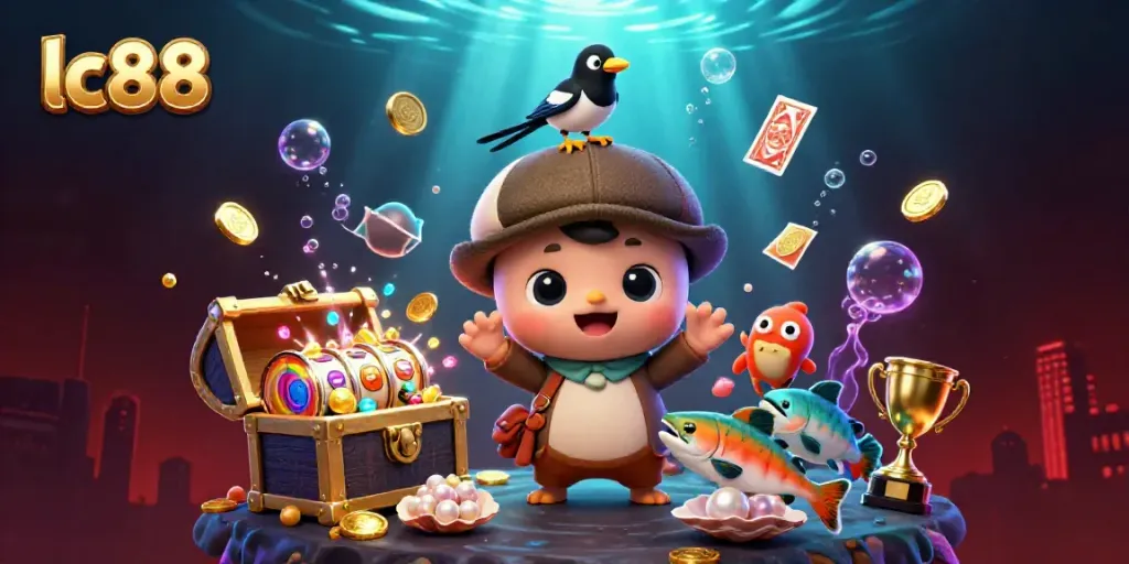 Join lc88 for a thrilling underwater gambling adventure filled with vibrant slots and treasures!
